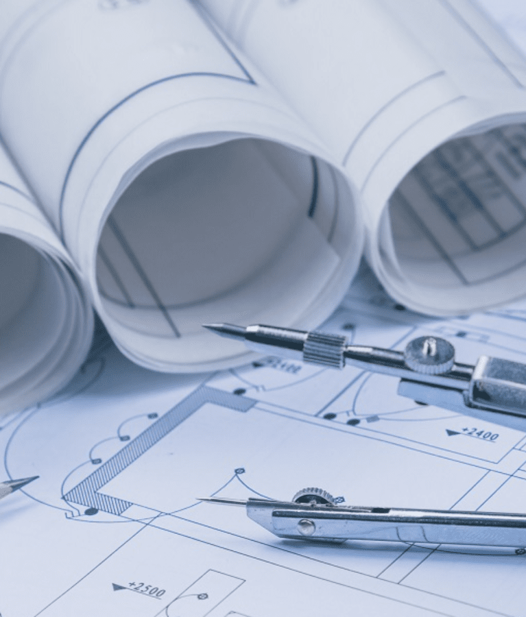 Engineering Drawing with compass